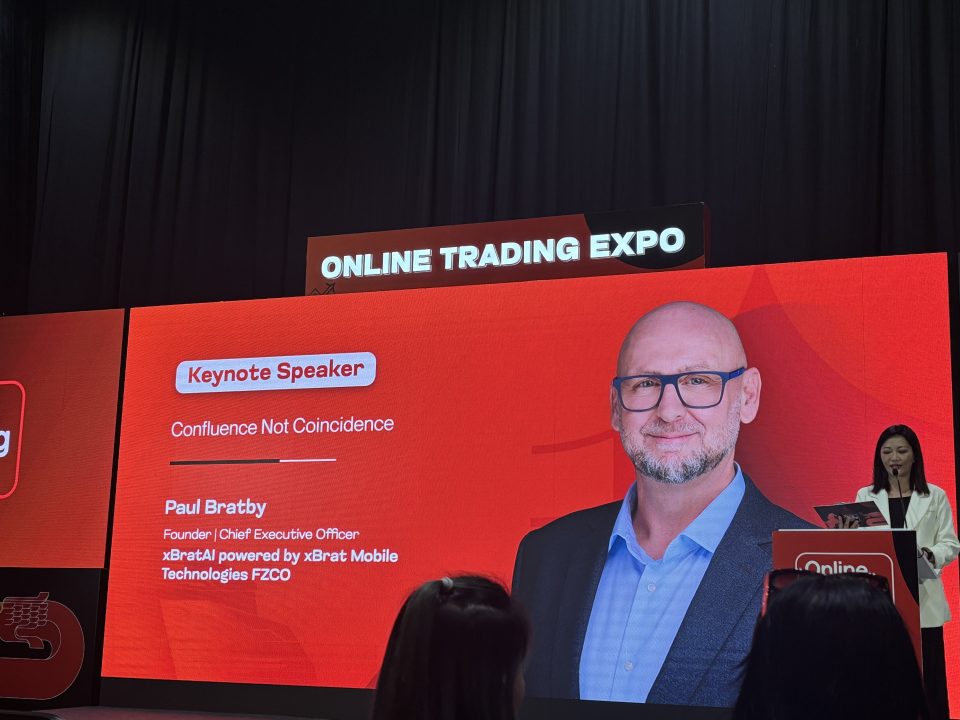 Paul Bratby at the Online Trading Expo